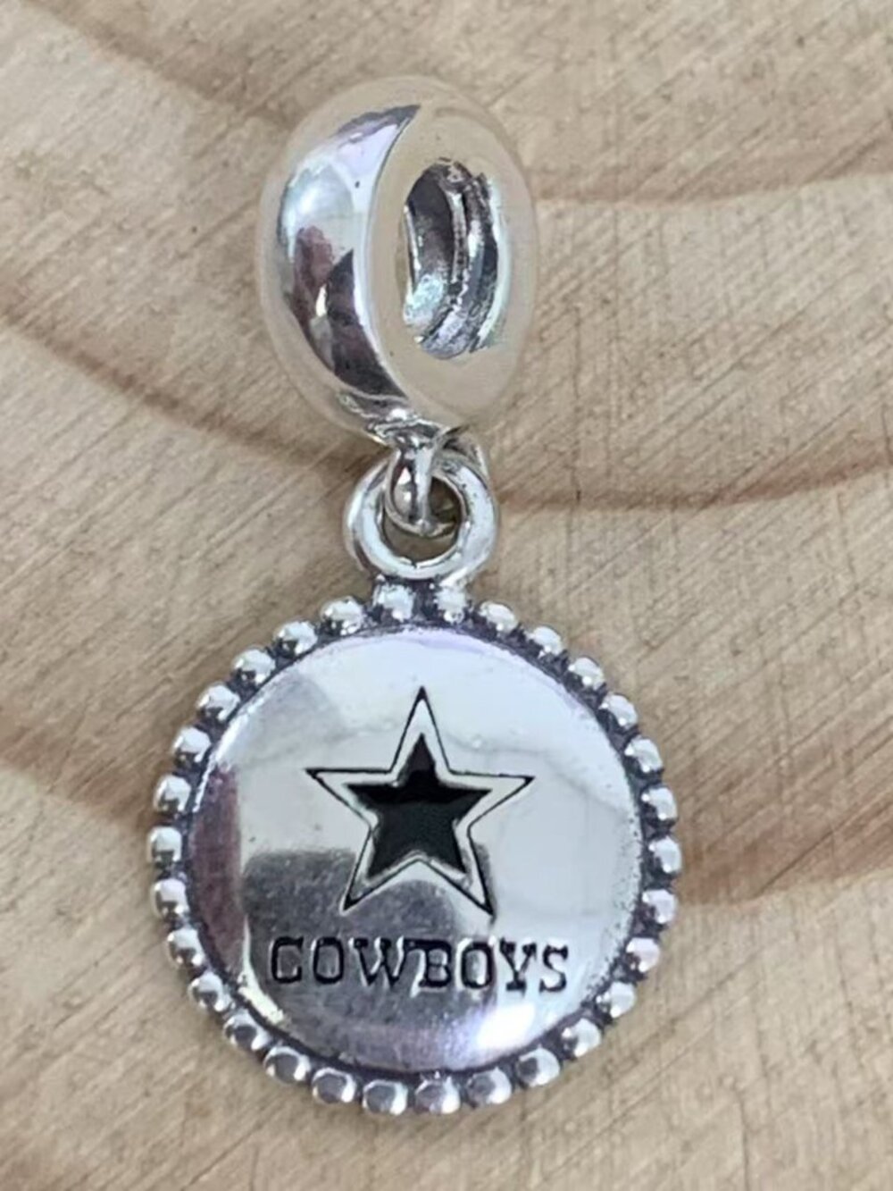 Pandora Silver CB Star Dangle Pendant Charm, S925 Silver Jewelry